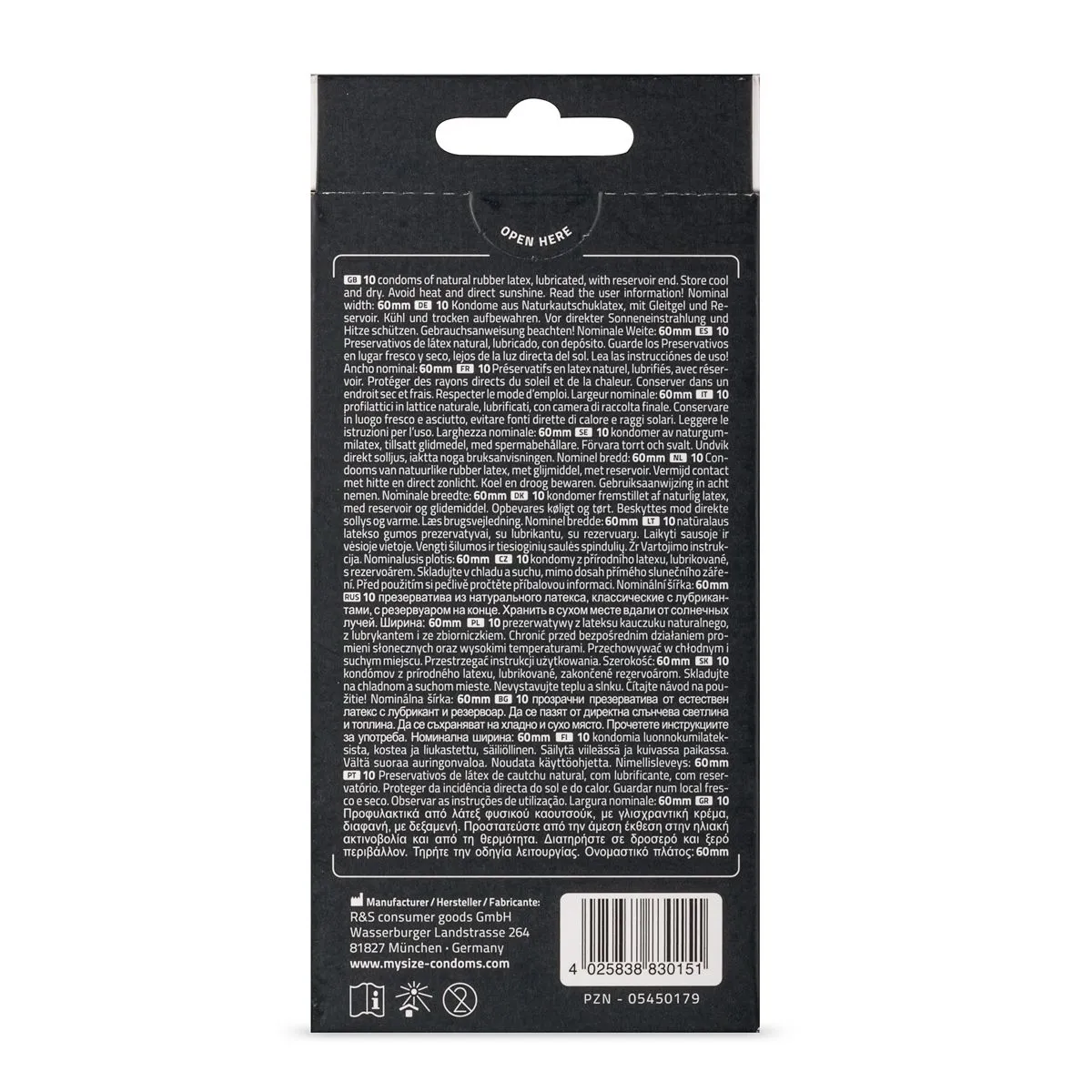 MY.SIZE Pro 60 Mm - 10pz 2 MY.SIZE Pro 60 Mm - 10pz - immagine 2