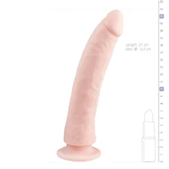 EasyToys Dildo Collection Dildo Realistico Con Ventosa - 21cm -divertimento negozio 1625142052.ET080SKN 5