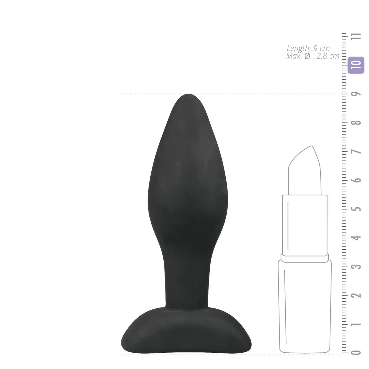 Easytoys Anal Collection Piccolo Dilatatore Anale Nero In Silicone 5 Easytoys Anal Collection Piccolo Dilatatore Anale Nero In Silicone - immagine 5