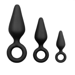 Easytoys Anal Collection Dilatatore Anale Nero Con Anello - Set