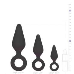 Easytoys Anal Collection Dilatatore Anale Nero Con Anello - Set -divertimento negozio 1625142727.ET213BLK 5