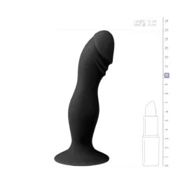 Easytoys Anal Collection Dildo Con Ventosa In Silicone Nero -divertimento negozio 1625142748.ET180BLK 4