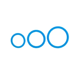 Easytoys Men Only Set Di Cock Ring, Tre Taglie - Blu