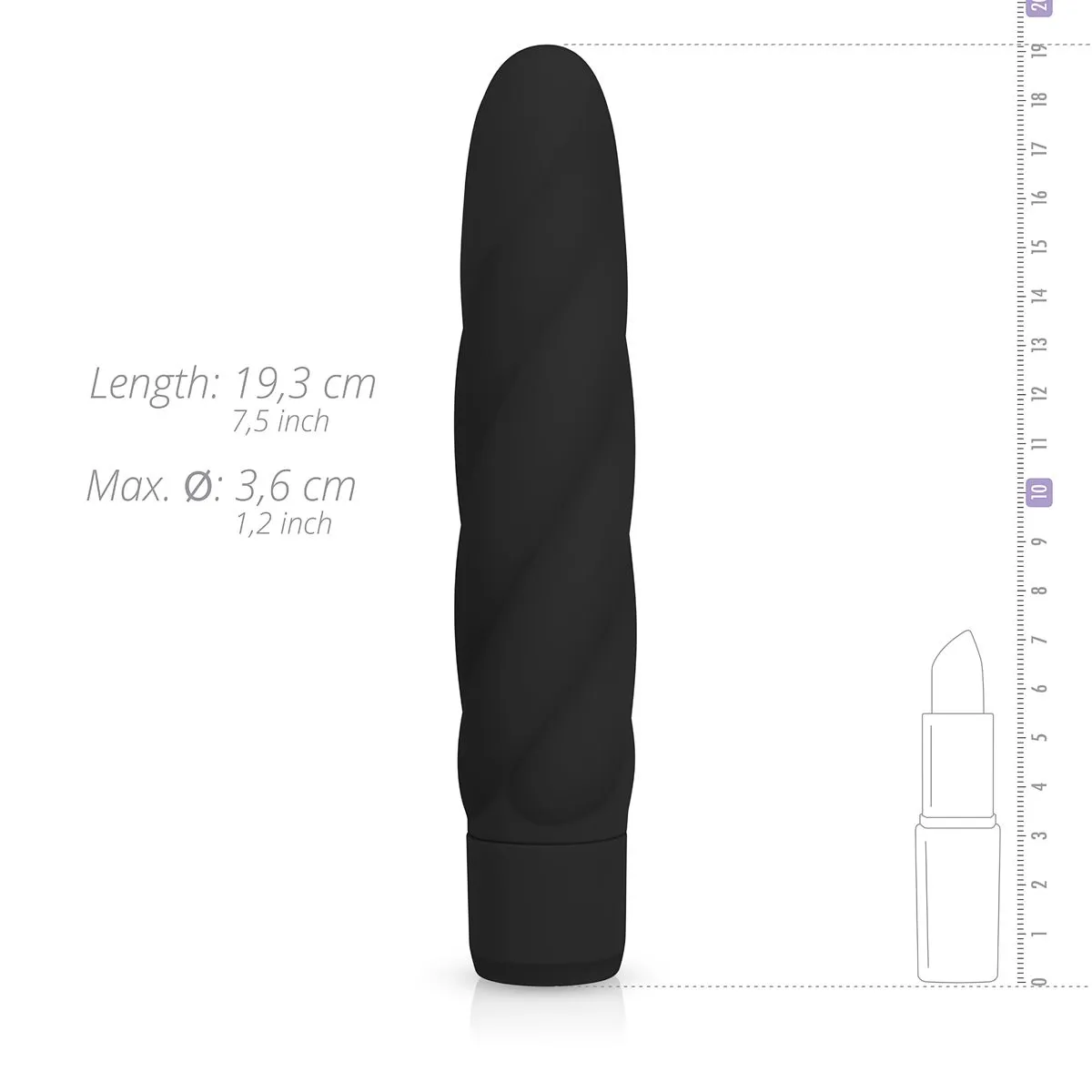 Easytoys Vibe Collection Vibratore Di Silicone, Nero 6 Easytoys Vibe Collection Vibratore Di Silicone, Nero - immagine 6