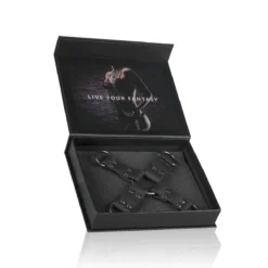 Easytoys Fetish Collection Set Costrittivo Bondage, Di Pelle, Nero -divertimento negozio 1625143024.ET282BLK 8