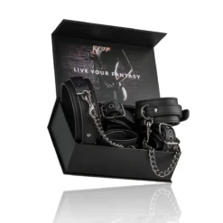 Easytoys Fetish Collection Set Fetish Con Collare, E Manette Polsi E Caviglie -divertimento negozio 1625143580.ET372BLK 8