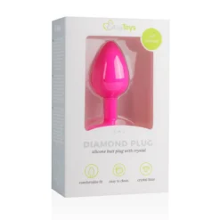 Easytoys Anal Collection Diamond Plug Small - Rosa -divertimento negozio 1625144407.ET463PNK 4