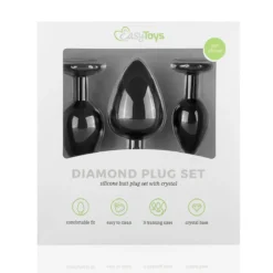 Easytoys Anal Collection Set Butt Plug In Silicone Con Diamante - Nero 16 Easytoys Anal Collection Set Butt Plug In Silicone Con Diamante - Nero -divertimento negozio 1625145387.ET603BLK 6