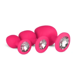 Easytoys Anal Collection Butt Plug In Silicone Con Diamante - Rosa