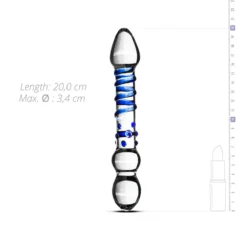 Gildo Glass Dildo No. 21 -divertimento negozio 1625145613.GIL525BLU 4