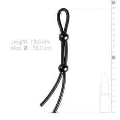 EasyToys Online Only Anello Fallico Regolabile Doppio -divertimento negozio 1625145650.ET546BLK 3