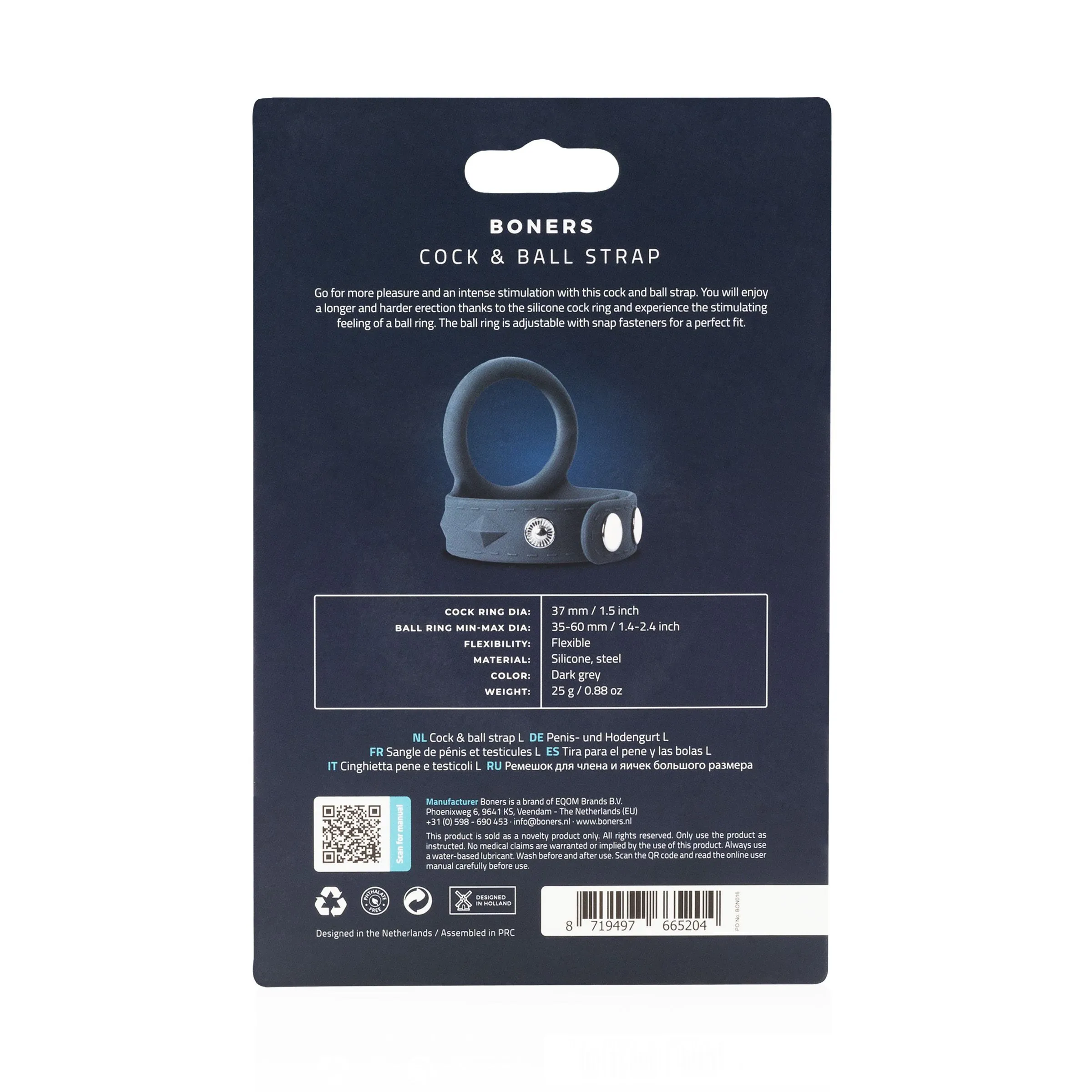 Boners Cinghietta Pene E Testicoli - L 8 Boners Cinghietta Pene E Testicoli - L - immagine 8