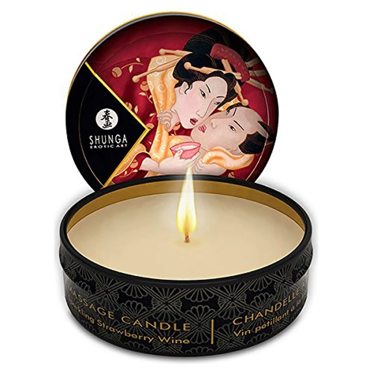 Shunga - Massage Candle Sparkling Strawberry/Romance 30 Ml 1 Shunga - Massage Candle Sparkling Strawberry/Romance 30 Ml