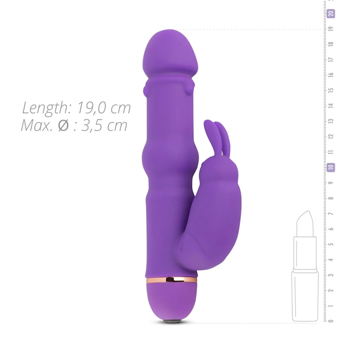 Vibratore A Coniglio In Silicone Teazers - Viola 5 Vibratore A Coniglio In Silicone Teazers - Viola - immagine 5