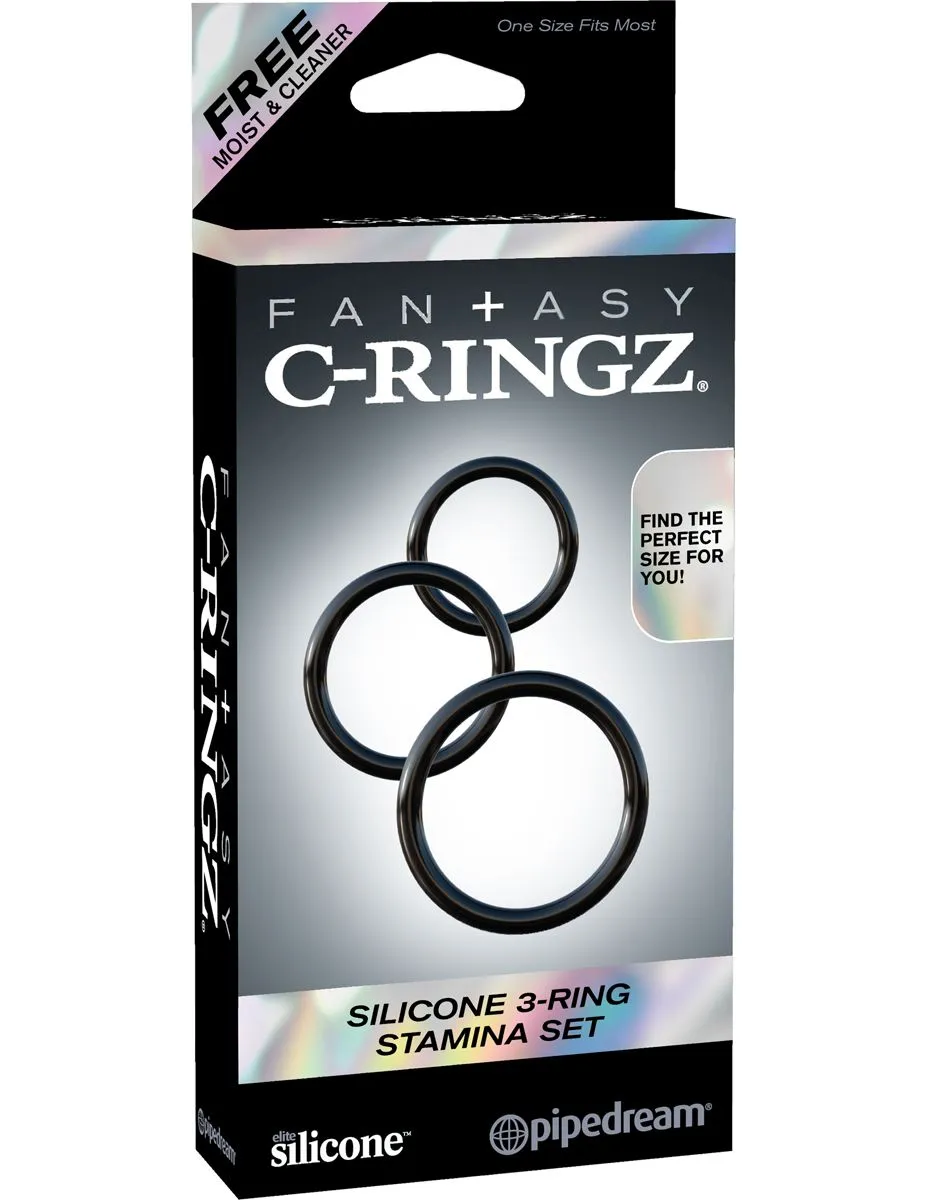 Fantasy C-Ringz Set Di 3 Anelli In Silicone Stamina 3 Fantasy C-Ringz Set Di 3 Anelli In Silicone Stamina - immagine 3