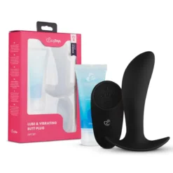 Set Butt Plug Vibrante E Lubrificante Easy Choice