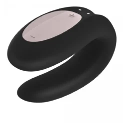 Satisfyer Double Joy Couples Vibrator - Nero