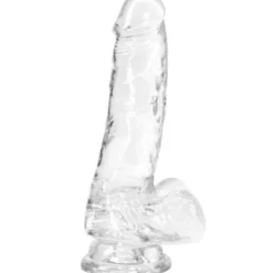 Crystal Addiction - Dildo Trasparente - 18 Cm