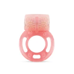 Easytoys Vibratore Per Anello Del Pene Con Stimolatore Del Clitoride Con Borchie - R