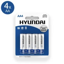Hyundai Batterie AA Super Alcaline - 4 Pz