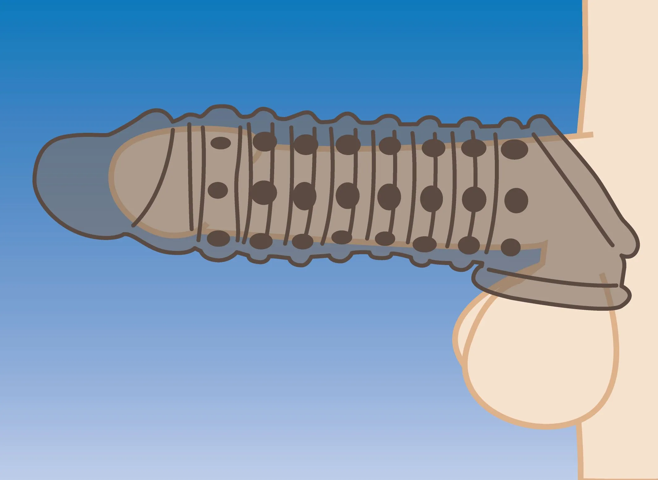 Size Matters - Guaina Estensione Pene - Fumo 4 Size Matters - Guaina Estensione Pene - Fumo - immagine 4