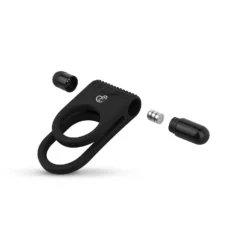 Easytoys Men Only Admire Ring - Anello Fallico Vibrante Doppio -divertimento negozio 1639999018.ET858BLK 7