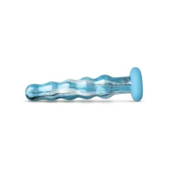 Gildo - Dildo In Vetro Ocean Flow -divertimento negozio 1653056011.GIL504BLU 2