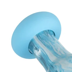 Gildo - Dildo In Vetro Ocean Flow -divertimento negozio 1653056011.GIL504BLU 5