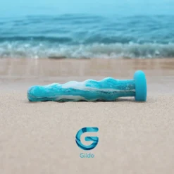 Gildo - Dildo In Vetro Ocean Flow -divertimento negozio 1653153766.GIL504BLU 8