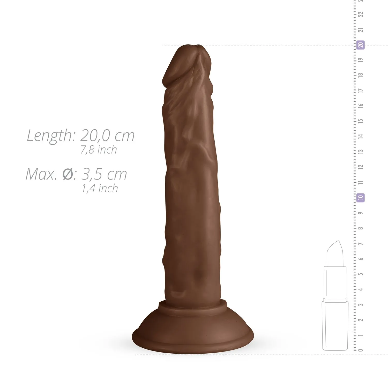 Real Fantasy - Dildo Realistico Tyler - 20 Cm 5 Real Fantasy - Dildo Realistico Tyler - 20 Cm - immagine 5