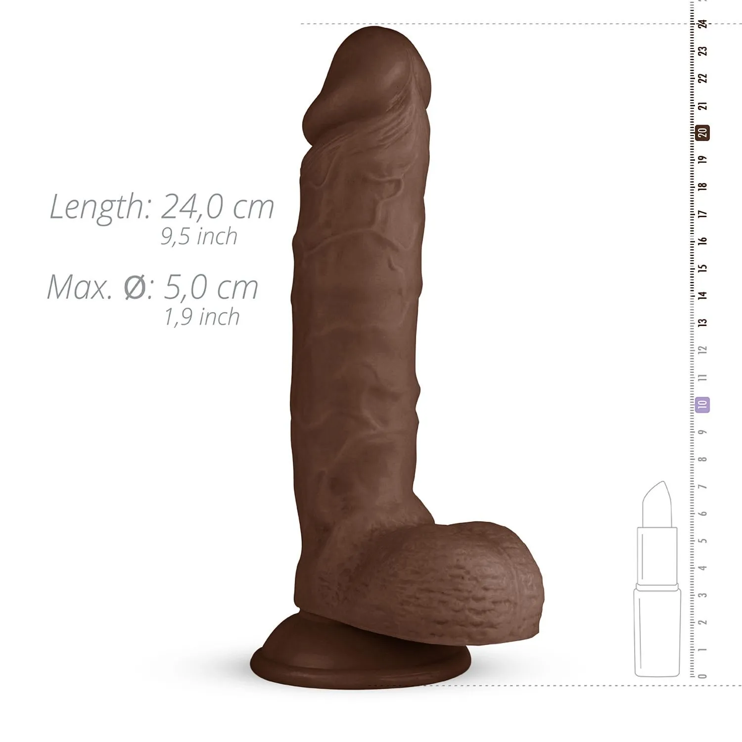 Real Fantasy - Dildo Realistico Waylon - 25 Cm 5 Real Fantasy - Dildo Realistico Waylon - 25 Cm - immagine 5